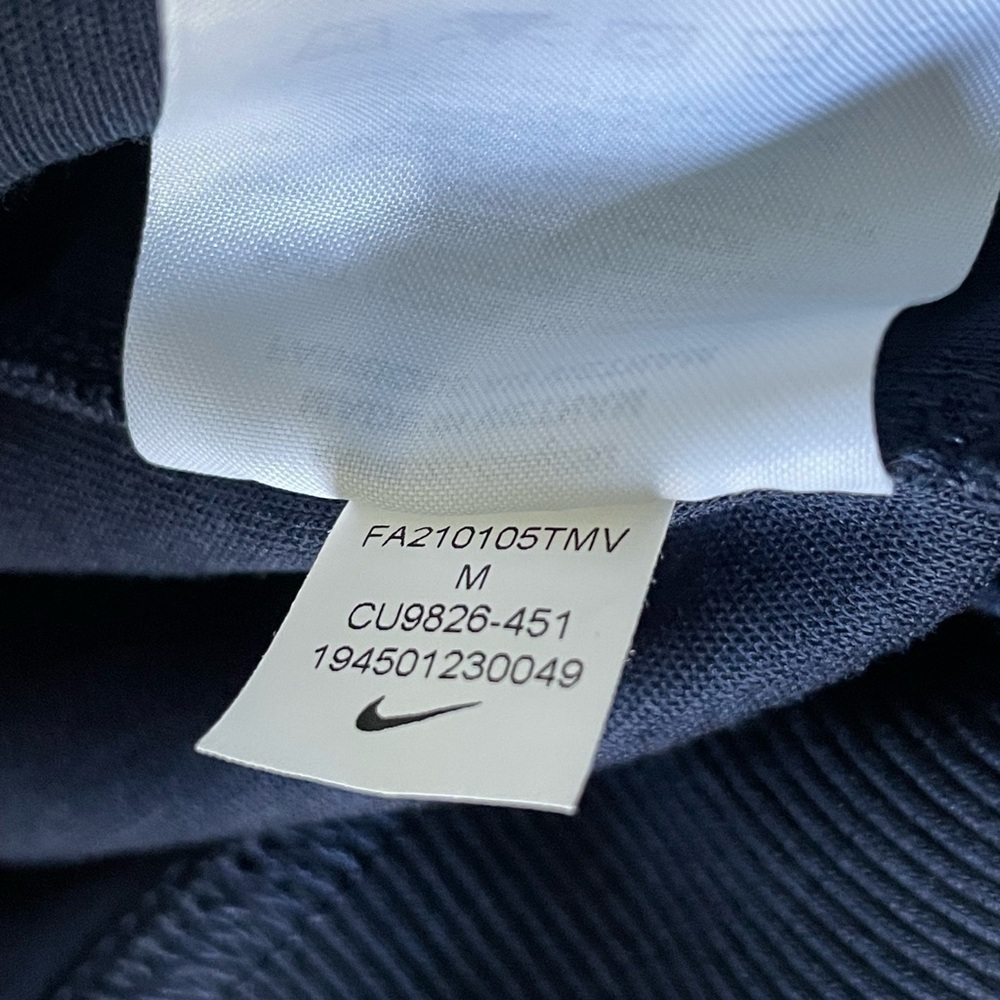 Nike Navy Dri-FIT Player 1/2 Zip Golf Pullover 47087 - Picture 16 of 16